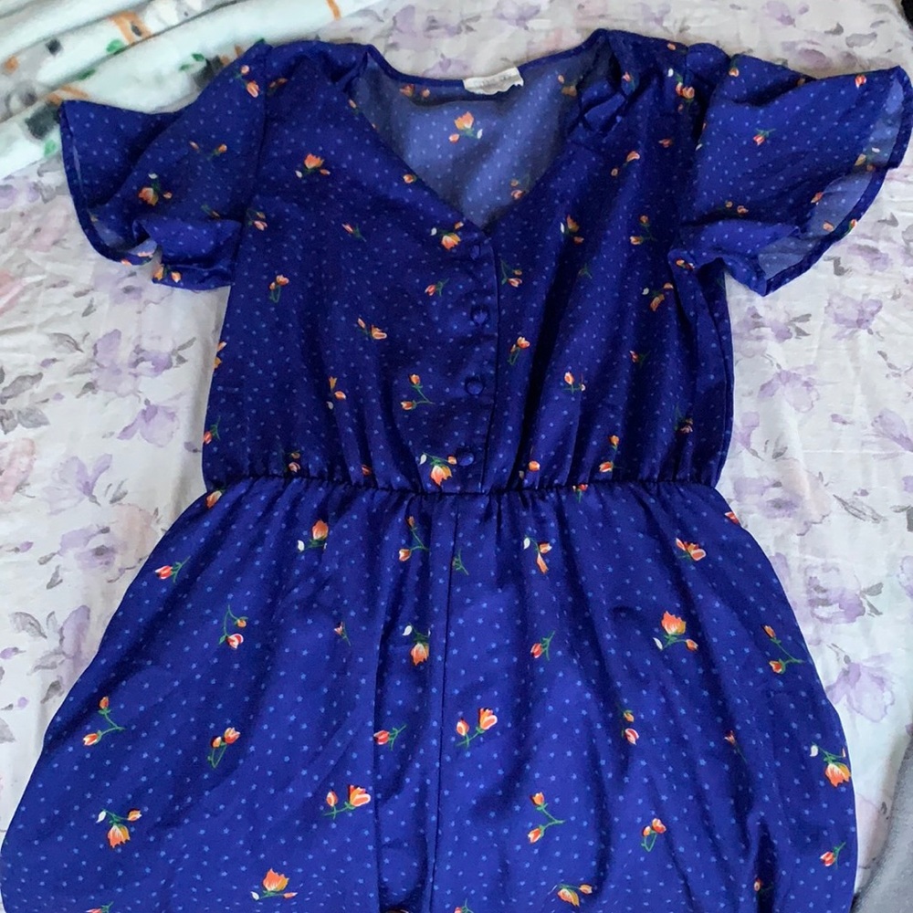 Girls Sienna Sky Small Romper